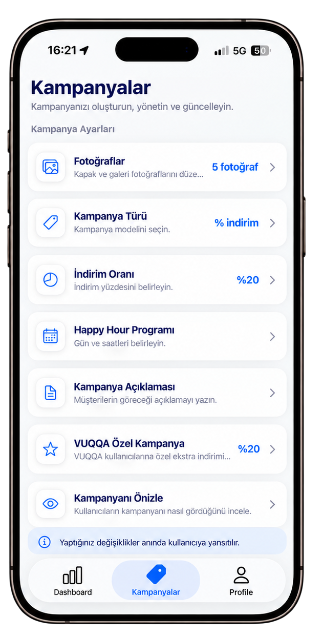 Vuqqa Kampanya Yönetimi